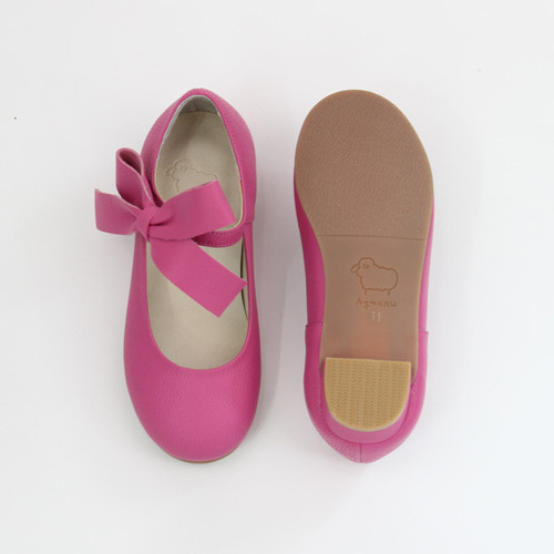 DALIA Hot Pink Girl Ribbon Shoes