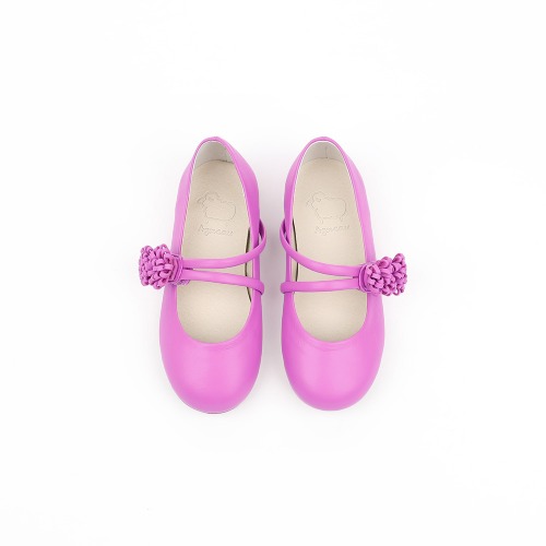 Fresh Orchid Pink Girl&#039;s Flat Shoes