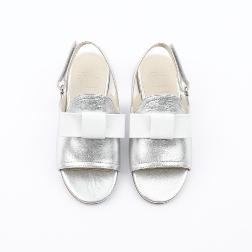 Liartless Silver White Girls&#039; Sandals