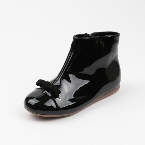 Ash Black Enamel (BCA) Ankle Boots (Nappy: Napping)