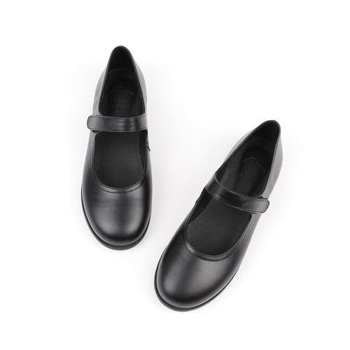 Mulberry Black Girl Student / School Uniform Shoes (225–255 mm)_School Uniform Shoes Recommended