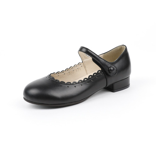Rosa Black Student / Schoolgirl&#039;s Shoes