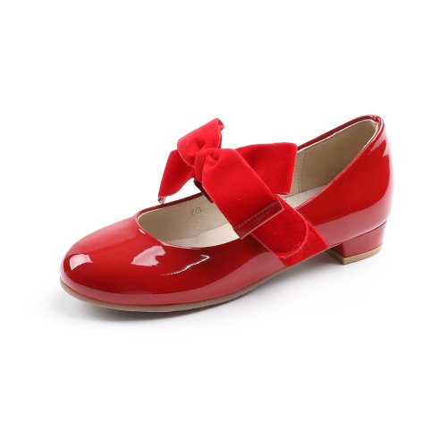 Pionee Hill Velvet Ribbon Red Crink Ribbon Ballet Girl&#039;s Shoes